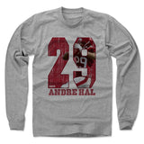 Mens Long Sleeve Heather Gray