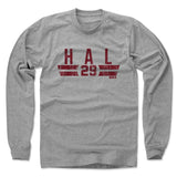 Mens Long Sleeve Heather Gray