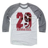 Mens Baseball T-Shirt Heather Gray / Ash