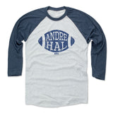 Mens Baseball T-Shirt Indigo / Ash