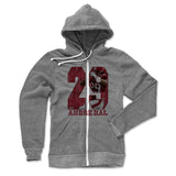 Mens Zip Hoodie Heather Gray