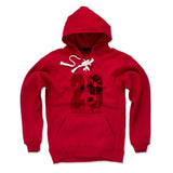 Mens Lace Hoodie Red