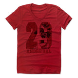 Womens Women's Scoop Neck Red